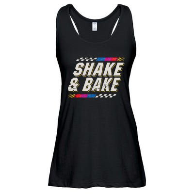 Shake And Bake Funny Racer Ladies Essential Flowy Tank