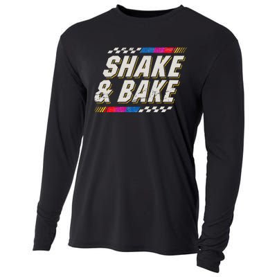 Shake And Bake Funny Racer Cooling Performance Long Sleeve Crew