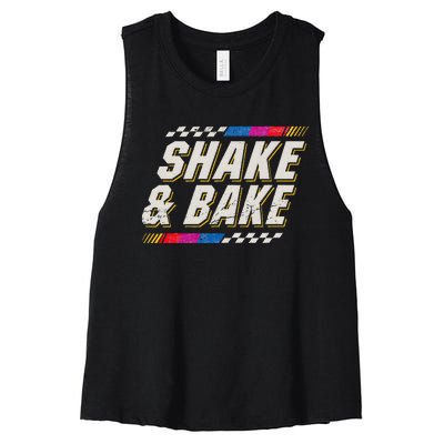 Shake And Bake Funny Racer Women's Racerback Cropped Tank