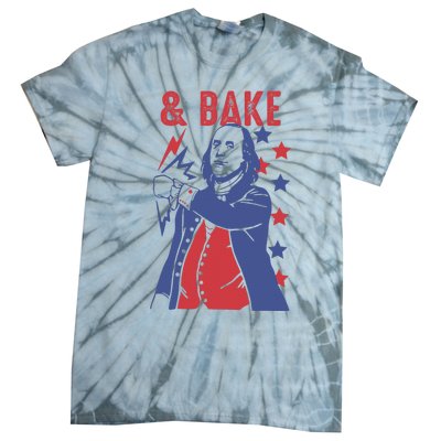 Shake And Bake Funny Couple Matching 4th of July Bake Tie-Dye T-Shirt