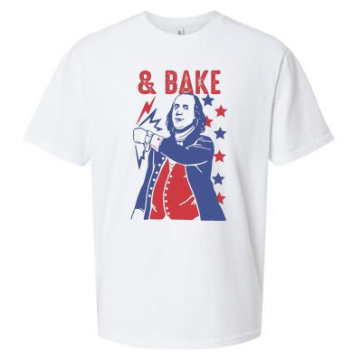 Shake And Bake Funny Couple Matching 4th of July Bake Sueded Cloud Jersey T-Shirt