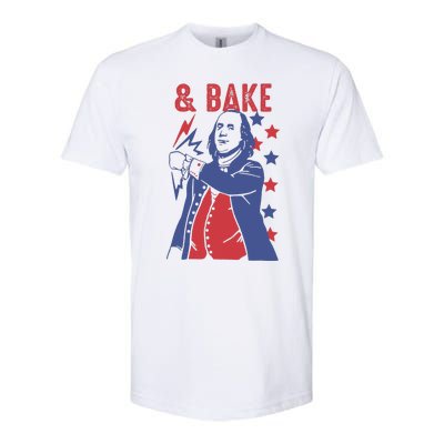 Shake And Bake Funny Couple Matching 4th of July Bake Softstyle CVC T-Shirt