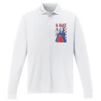 Shake And Bake Funny Couple Matching 4th of July Bake Performance Long Sleeve Polo