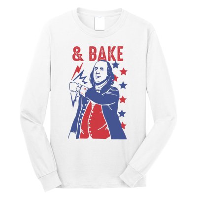 Shake And Bake Funny Couple Matching 4th of July Bake Long Sleeve Shirt