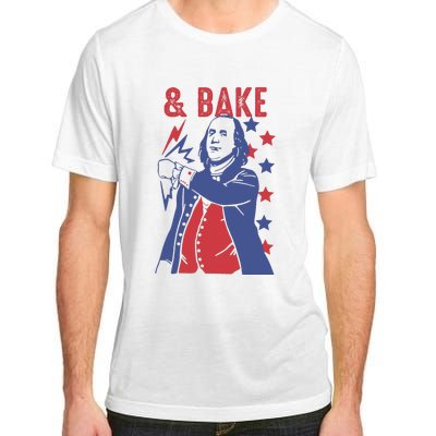 Shake And Bake Funny Couple Matching 4th of July Bake Adult ChromaSoft Performance T-Shirt