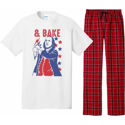 Shake And Bake Funny Couple Matching 4th of July Bake Pajama Set