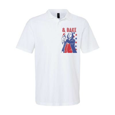 Shake And Bake Funny Couple Matching 4th of July Bake Softstyle Adult Sport Polo