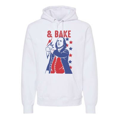 Shake And Bake Funny Couple Matching 4th of July Bake Premium Hoodie