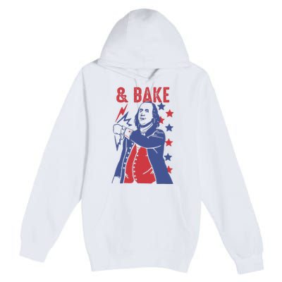 Shake And Bake Funny Couple Matching 4th of July Bake Premium Pullover Hoodie