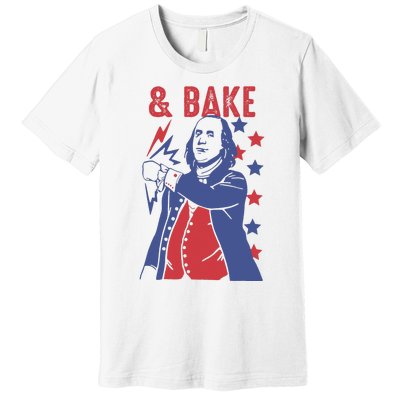 Shake And Bake Funny Couple Matching 4th of July Bake Premium T-Shirt