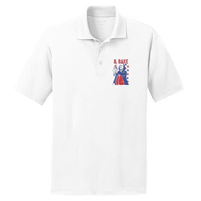 Shake And Bake Funny Couple Matching 4th of July Bake PosiCharge RacerMesh Polo