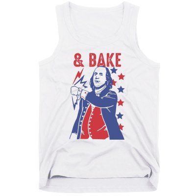 Shake And Bake Funny Couple Matching 4th of July Bake Tank Top