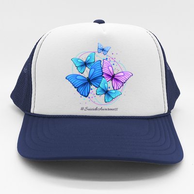 Suicide Awareness Butterfly Trucker Hat