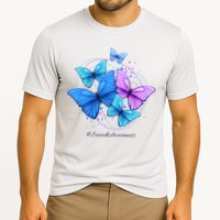 Suicide Awareness Butterfly Cooling Performance Crew T-Shirt