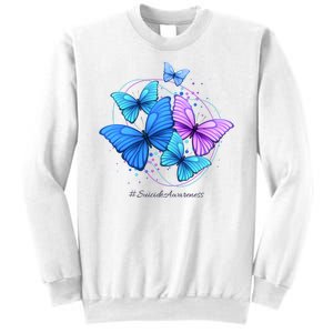 Suicide Awareness Butterfly Sweatshirt