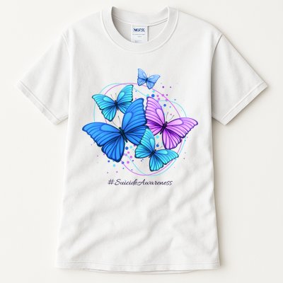 Suicide Awareness Butterfly Tall T-Shirt