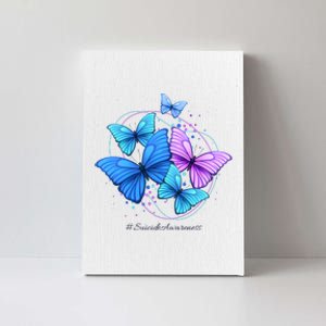 Suicide Awareness Butterfly Canvas