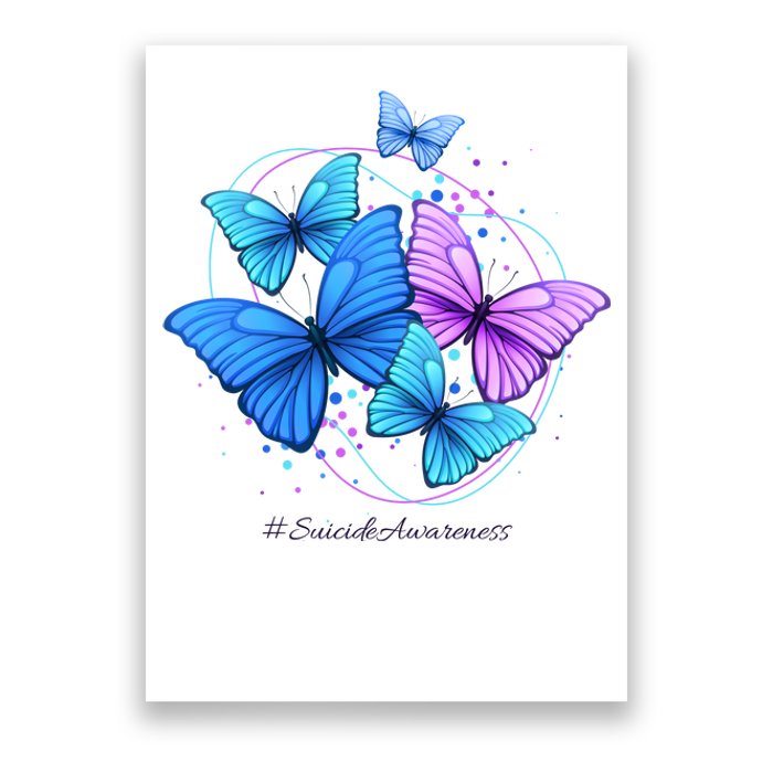 Suicide Awareness Butterfly Poster