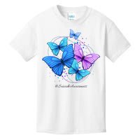 Suicide Awareness Butterfly Kids T-Shirt