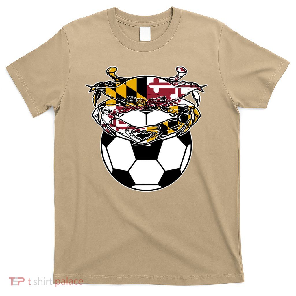 Soccer And Blue Crab Cute Gift T-Shirt