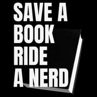 Save a book ride a nerd Full-Length Apron With Pockets