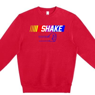 Shake And Bake Funny Family Lover Dad Daughter Son Matching Premium Crewneck Sweatshirt