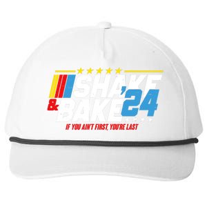 Shake And Bake If You Aint First Youre Last Snapback Five-Panel Rope Hat