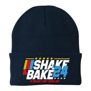 Shake And Bake If You Aint First Youre Last Knit Cap Winter Beanie