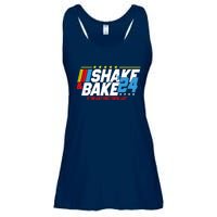 Shake And Bake If You Aint First Youre Last Ladies Essential Flowy Tank