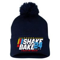 Shake And Bake If You Aint First Youre Last Pom Pom 12in Knit Beanie