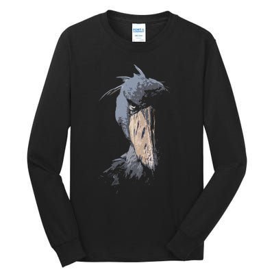 Shoebill African Bird Aztec Mayan Bird Lover Cool Tall Long Sleeve T-Shirt