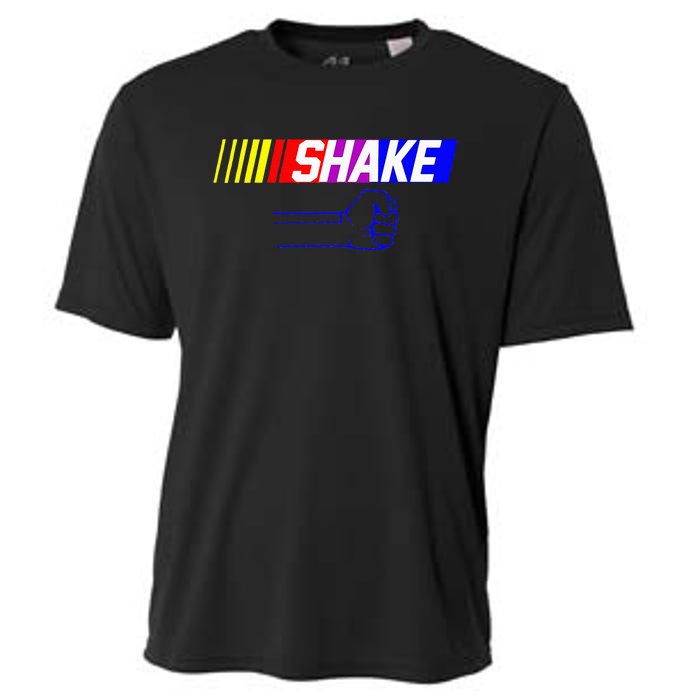 Shake And Bake Funny Family Lover Dad Daughter Son Matching Cooling Performance Crew T-Shirt