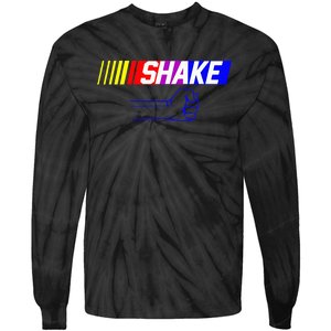 Shake And Bake Funny Family Lover Dad Daughter Son Matching Tie-Dye Long Sleeve Shirt