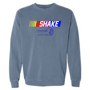 Shake And Bake Funny Family Lover Dad Daughter Son Matching Garment-Dyed Sweatshirt