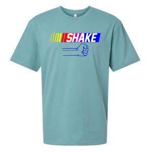 Shake And Bake Funny Family Lover Dad Daughter Son Matching Sueded Cloud Jersey T-Shirt