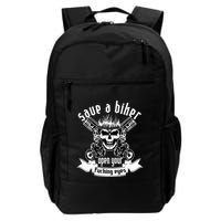 Save A Biker Open Your Fucking Eyes For Motorcycle Lovers Backpack