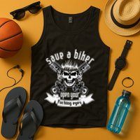 Save A Biker Open Your Fucking Eyes For Motorcycle Lovers Tank Top
