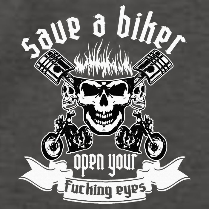 Save A Biker Open Your Fucking Eyes For Motorcycle Lovers Vector Backpack