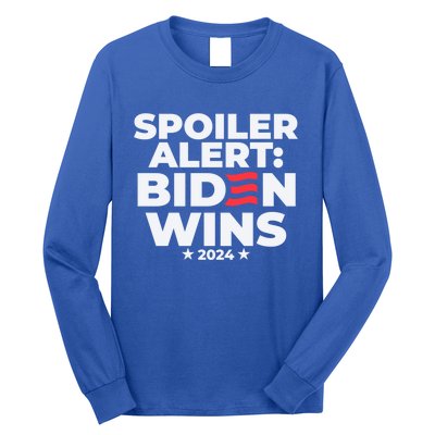 Spoiler Alert Biden Wins 2024 Presidential Election Gift Long Sleeve Shirt