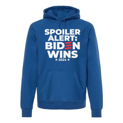 Spoiler Alert Biden Wins 2024 Presidential Election Gift Premium Hoodie