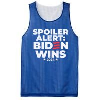 Spoiler Alert Biden Wins 2024 Presidential Election Gift Mesh Reversible Basketball Jersey Tank