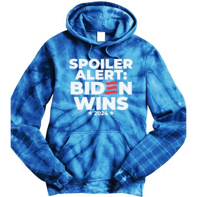 Spoiler Alert Biden Wins 2024 Presidential Election Gift Tie Dye Hoodie