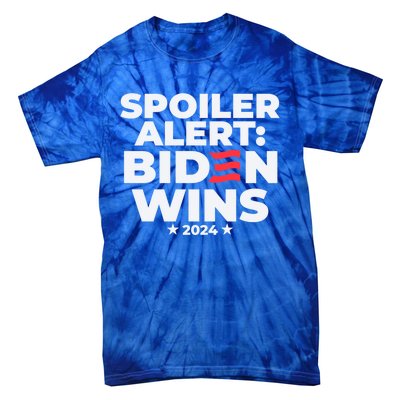 Spoiler Alert Biden Wins 2024 Presidential Election Gift Tie-Dye T-Shirt