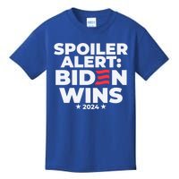 Spoiler Alert Biden Wins 2024 Presidential Election Gift Kids T-Shirt