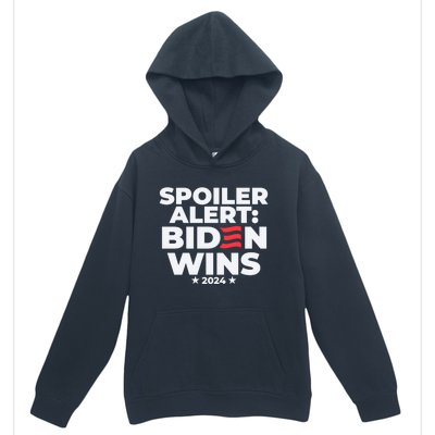 Spoiler Alert Biden Wins 2024 Presidential Election Gift Urban Pullover Hoodie