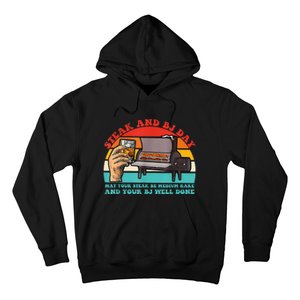 Steak And Bj Day Funny Retro Hoodie