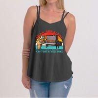 Steak And Bj Day Funny Retro Women's Strappy Tank