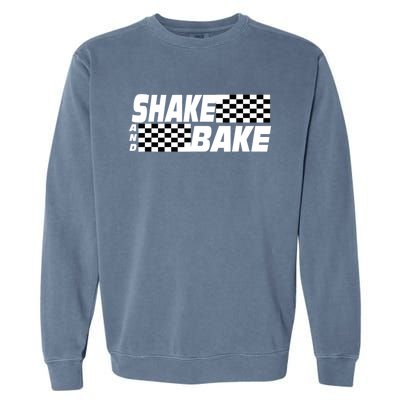 Shake And Bake Funny Family Matching Lover Dad Daughter Son Garment-Dyed Sweatshirt