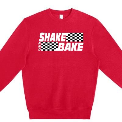 Shake And Bake Funny Family Matching Lover Dad Daughter Son Premium Crewneck Sweatshirt