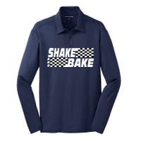 Shake And Bake Funny Family Matching Lover Dad Daughter Son Silk Touch Performance Long Sleeve Polo